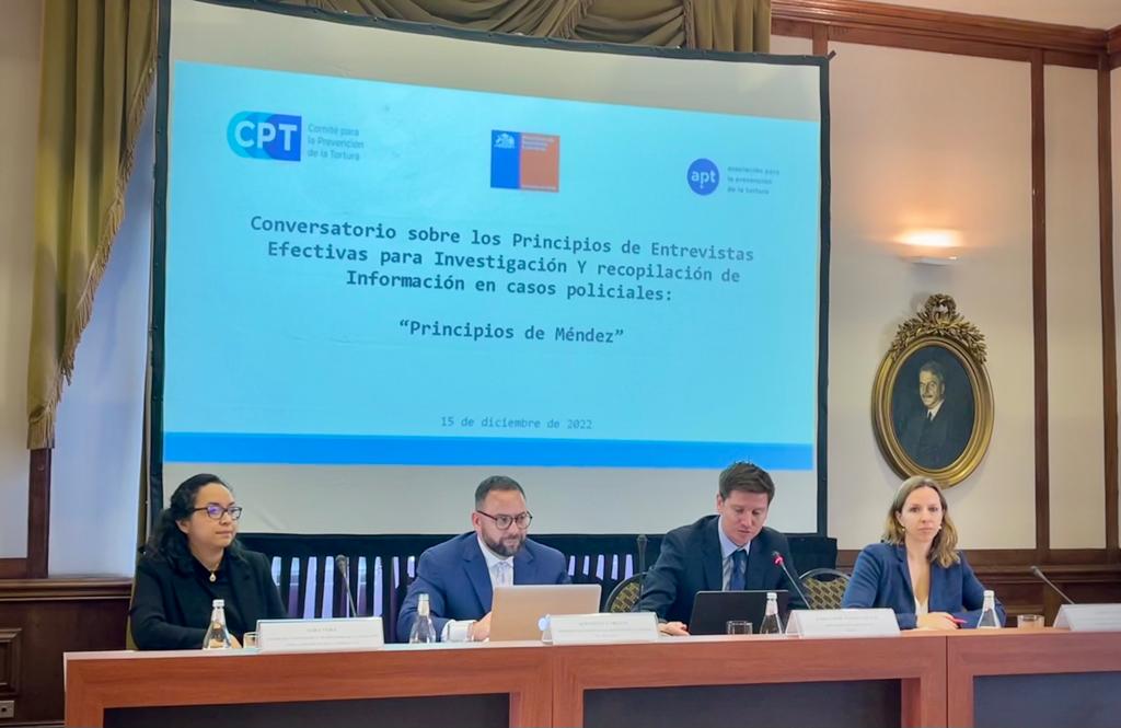 Asociación para la Prevención de la Tortura (APT) visita Chile y realiza agenda con el Comité para la Prevención de la Tortura (CPT)