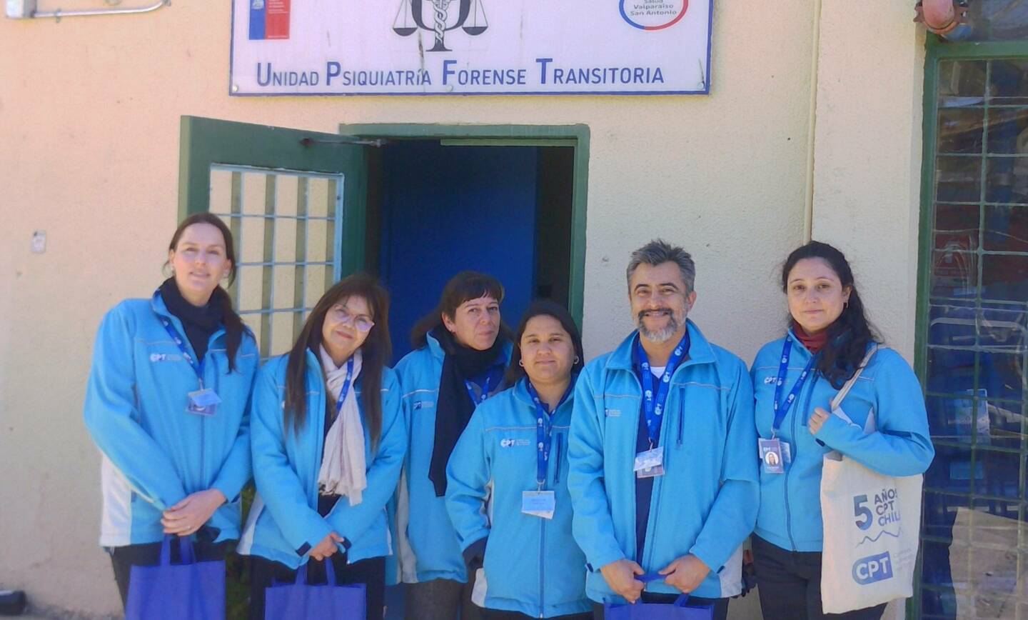 CPT realiza seguimiento a recomendaciones en la Unidad de Psiquiatría Forense Transitoria de Valparaíso